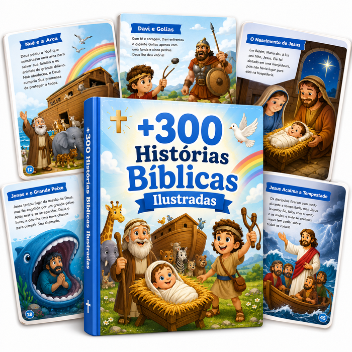 +300 Histórias Bíblicas Ilustradas
